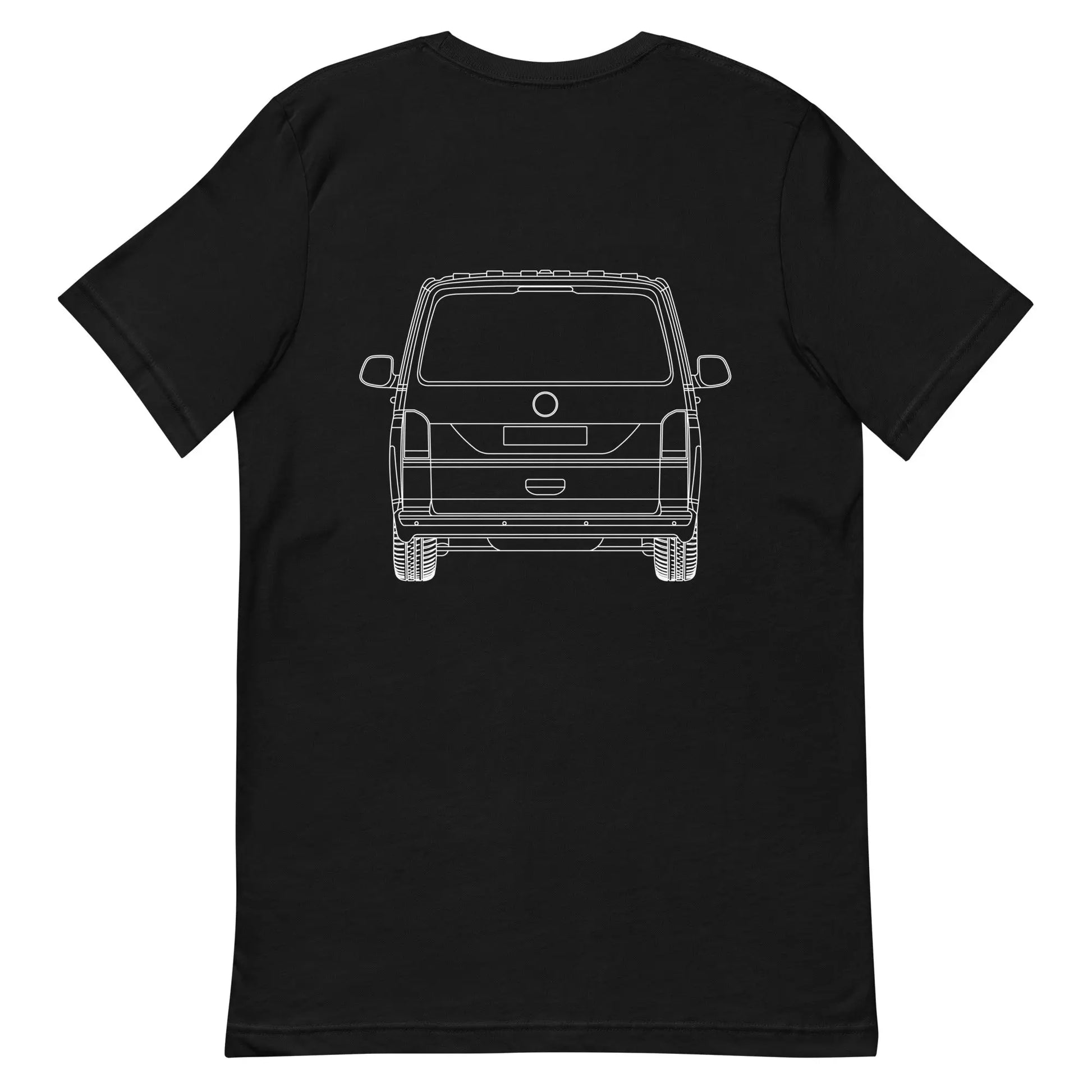 Transporter T6 Outline Premium Unisex t-shirt Blueprint Fashion EU