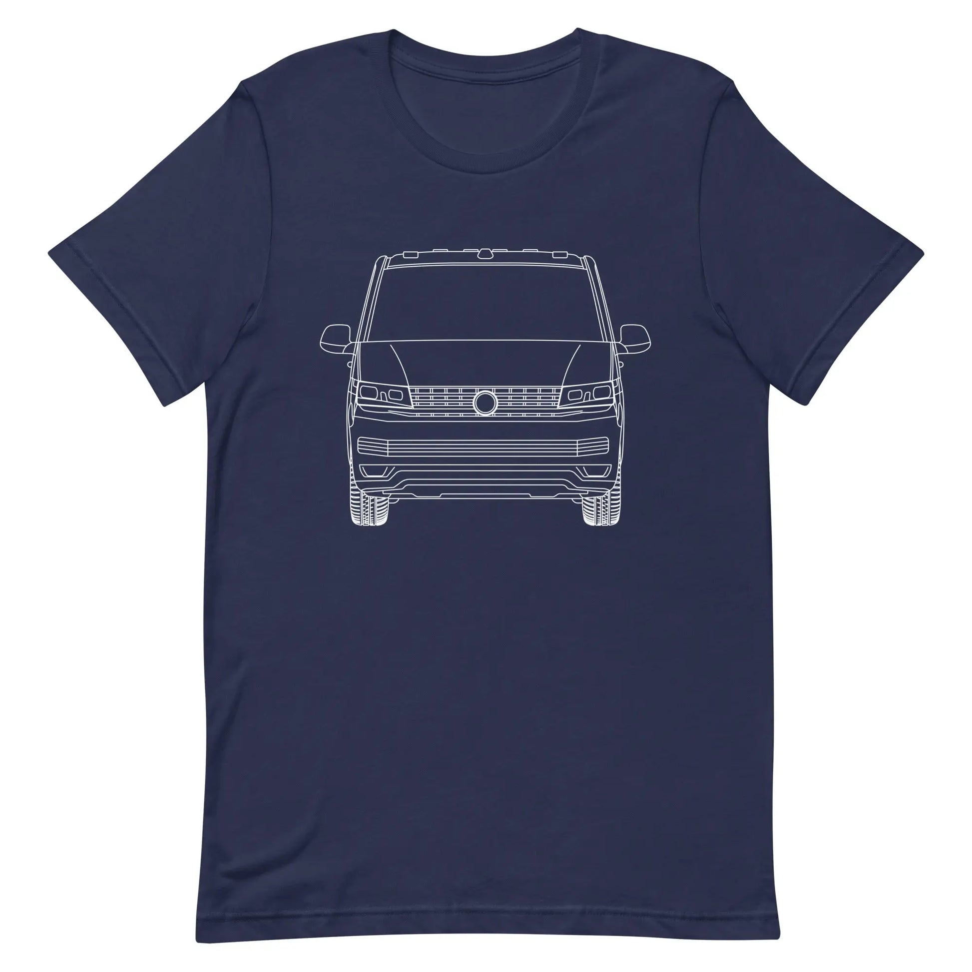 Transporter T6 Outline Premium Unisex t-shirt Blueprint Fashion EU