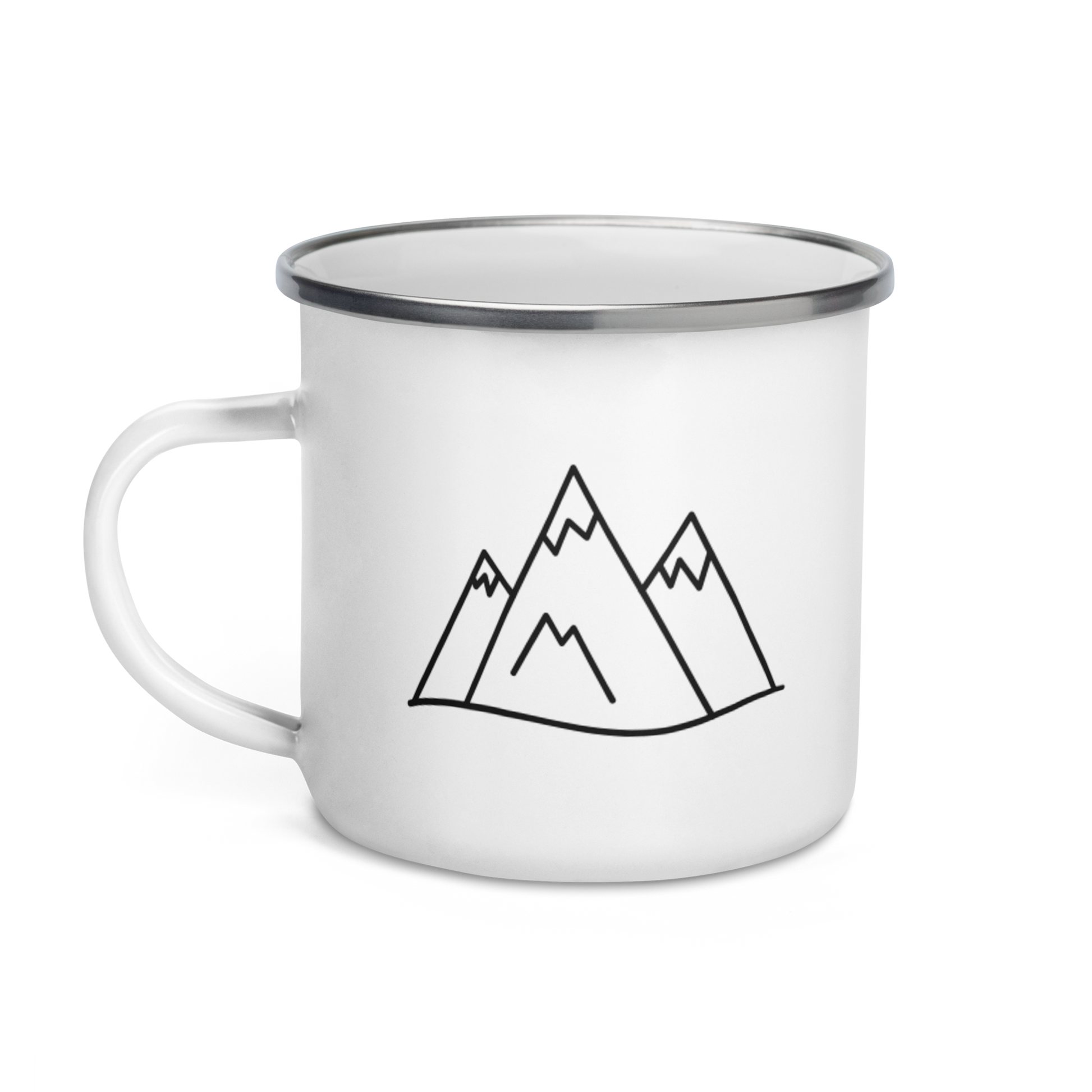 Caddy MK1 Enamel Camping Mug Blueprint Fashion EU