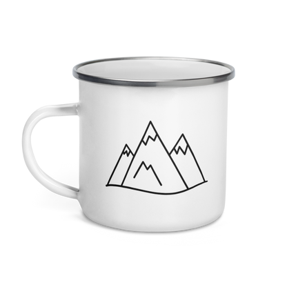 Caddy MK2 Enamel Camping Mug Blueprint Fashion EU