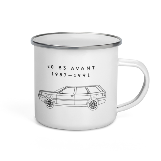 80 Avant Enamel Camping Mug Blueprint Fashion EU