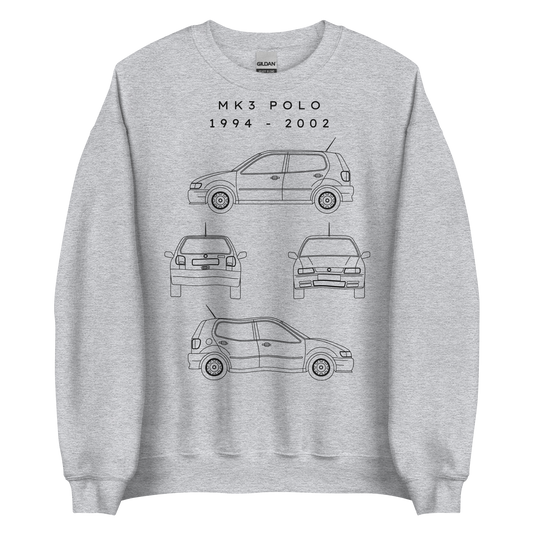 Polo MK3 Blueprint Unisex Sweatshirt Blueprint Fashion EU