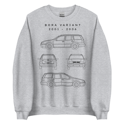 Bora Variant Blueprint Unisex Sweatshirt Blueprint Fashion EU