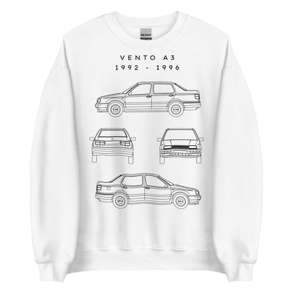 Vento A3 Blueprint Unisex Sweatshirt Blueprint Fashion EU