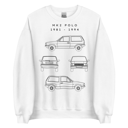 Polo MK2 Blueprint Unisex Sweatshirt Blueprint Fashion EU