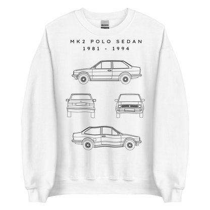 Polo Sedan MK2 Blueprint Unisex Sweatshirt Blueprint Fashion EU