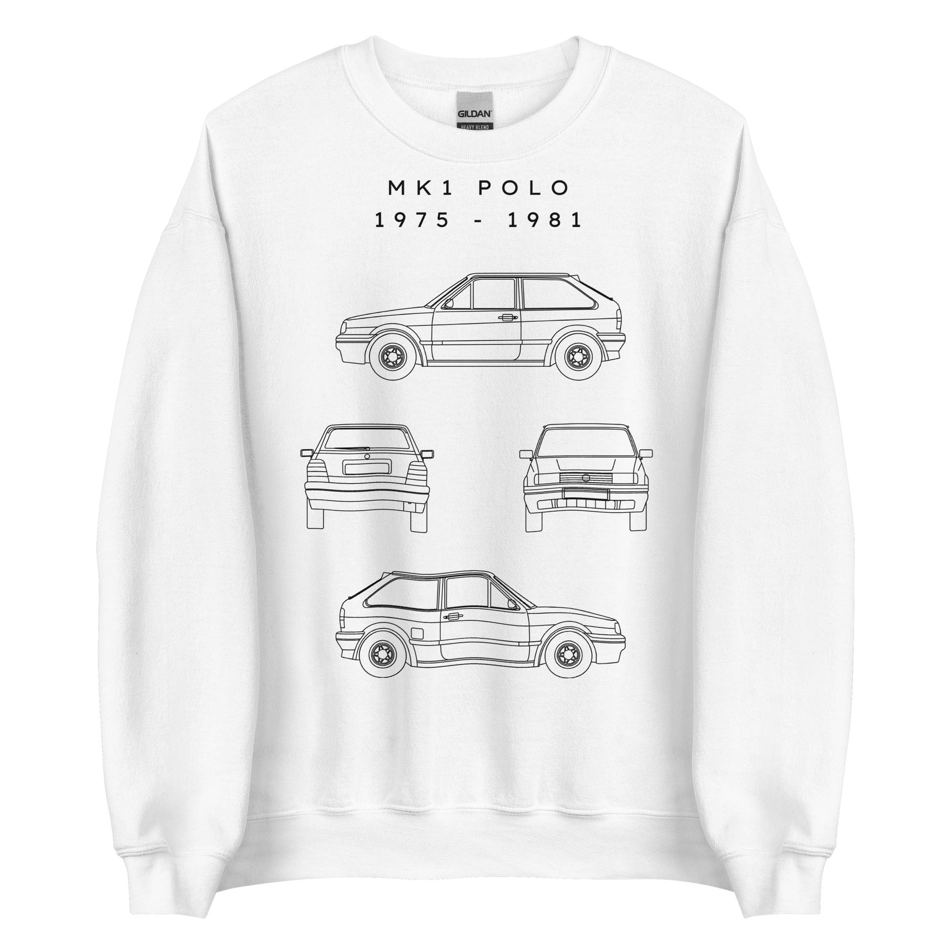 Polo MK1 Blueprint Unisex Sweatshirt Blueprint Fashion EU