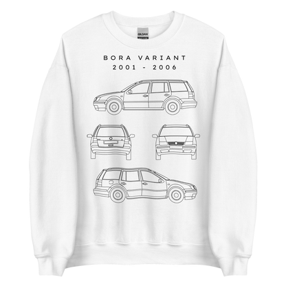 Bora Variant Blueprint Unisex Sweatshirt Blueprint Fashion EU