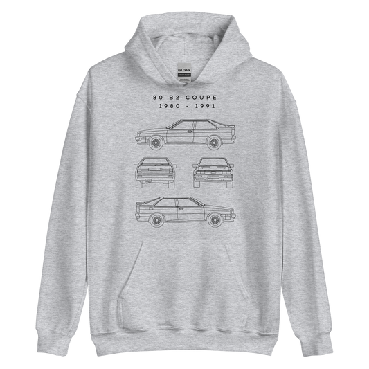 80 B2 Coupe Blueprint Unisex Hoodie Blueprint Fashion EU