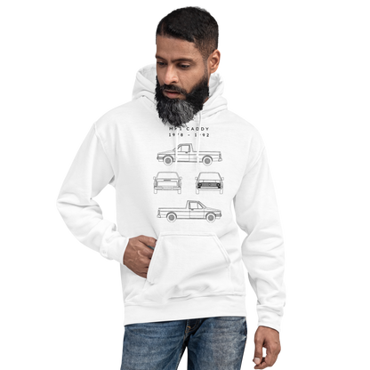 Caddy MK1 Blueprint Unisex Hoodie Blueprint Fashion EU