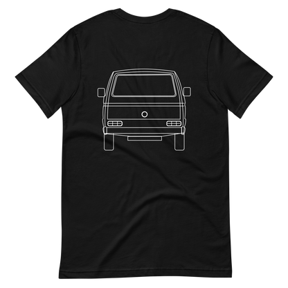 T3 Transporter Outline Premium Unisex T-Shirt Blueprint Fashion EU