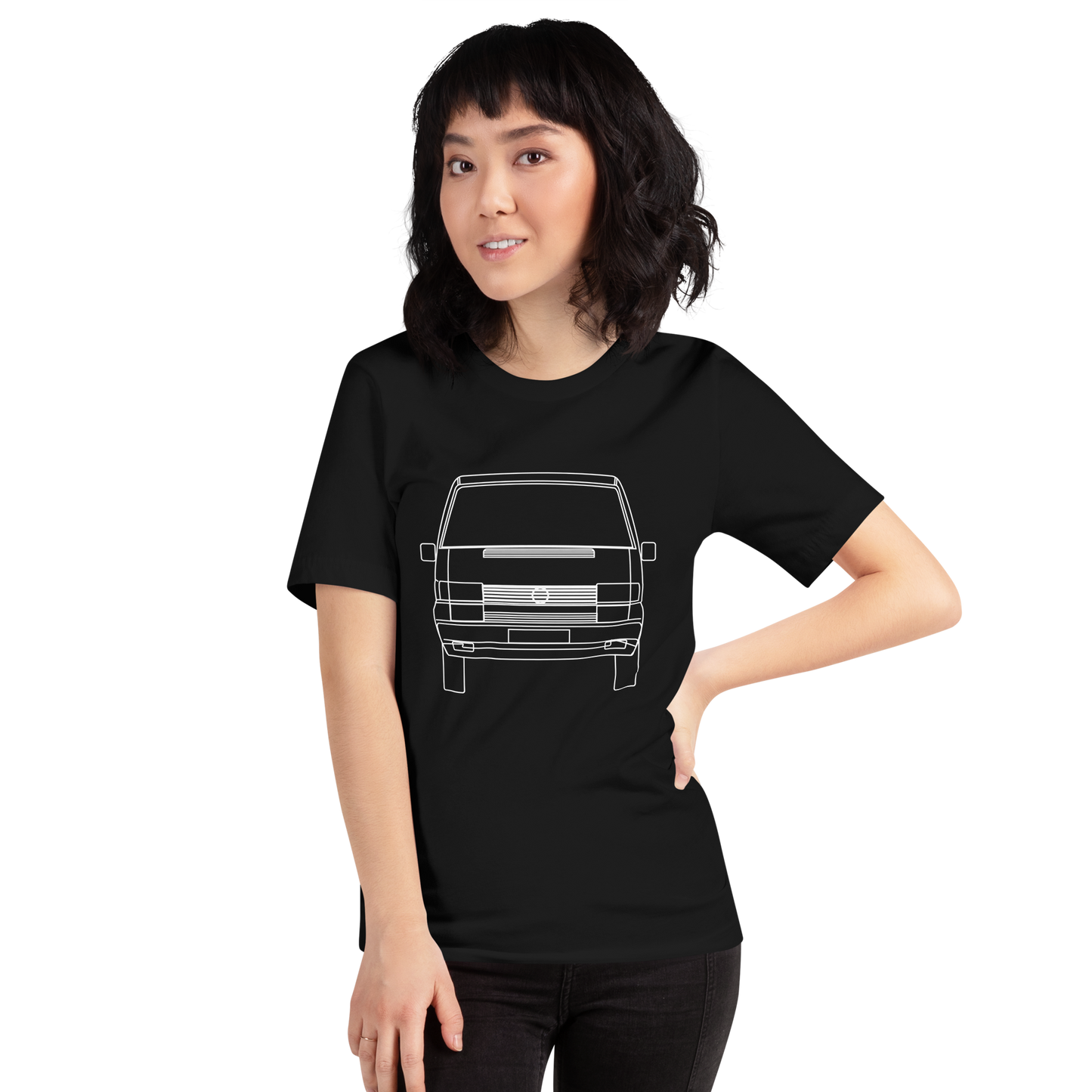 T4 Transporter Outline Premium Unisex T-Shirt Blueprint Fashion EU