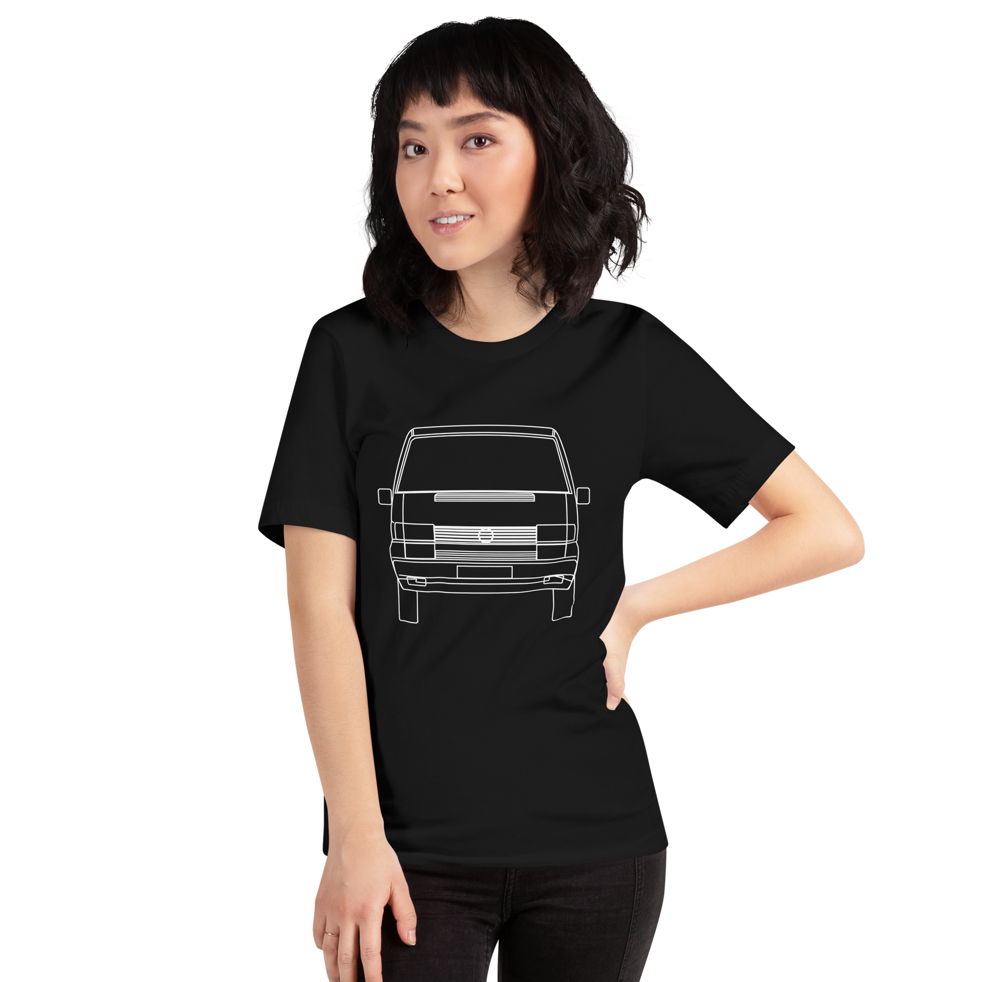 T4 Transporter Outline Premium Unisex T-Shirt Blueprint Fashion EU