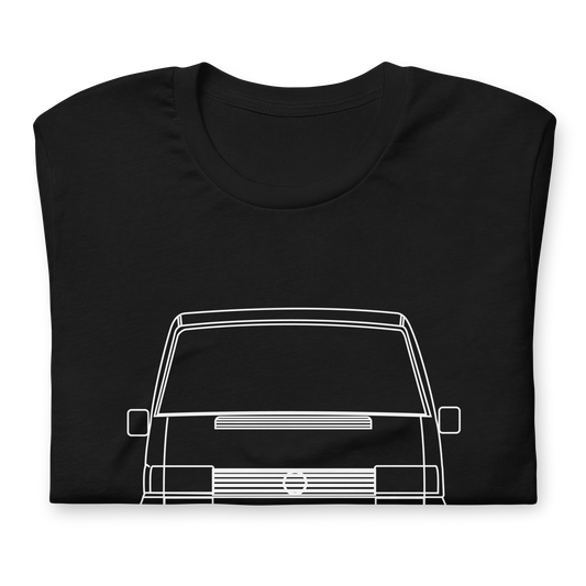 T4 Transporter Outline Premium Unisex T-Shirt Blueprint Fashion EU