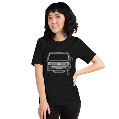 T3 Transporter Outline Premium Unisex T-Shirt Blueprint Fashion EU