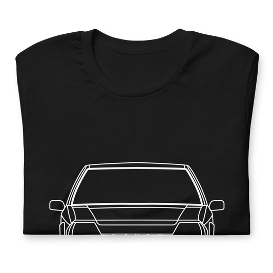 Civic 3rd Gen Outline Premium Unisex T-Shirt Blueprint Fashion EU