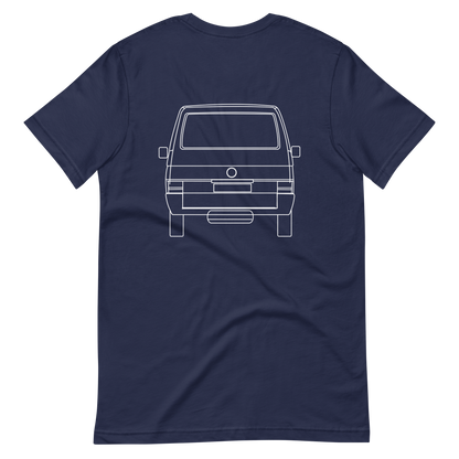 T4 Transporter Outline Premium Unisex T-Shirt Blueprint Fashion EU