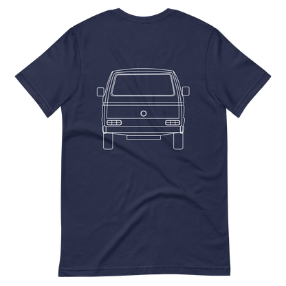 T3 Transporter Outline Premium Unisex T-Shirt Blueprint Fashion EU