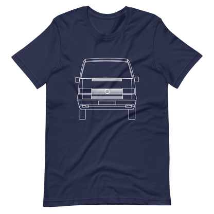 T4 Transporter Outline Premium Unisex T-Shirt Blueprint Fashion EU