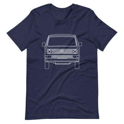 T3 Transporter Outline Premium Unisex T-Shirt Blueprint Fashion EU